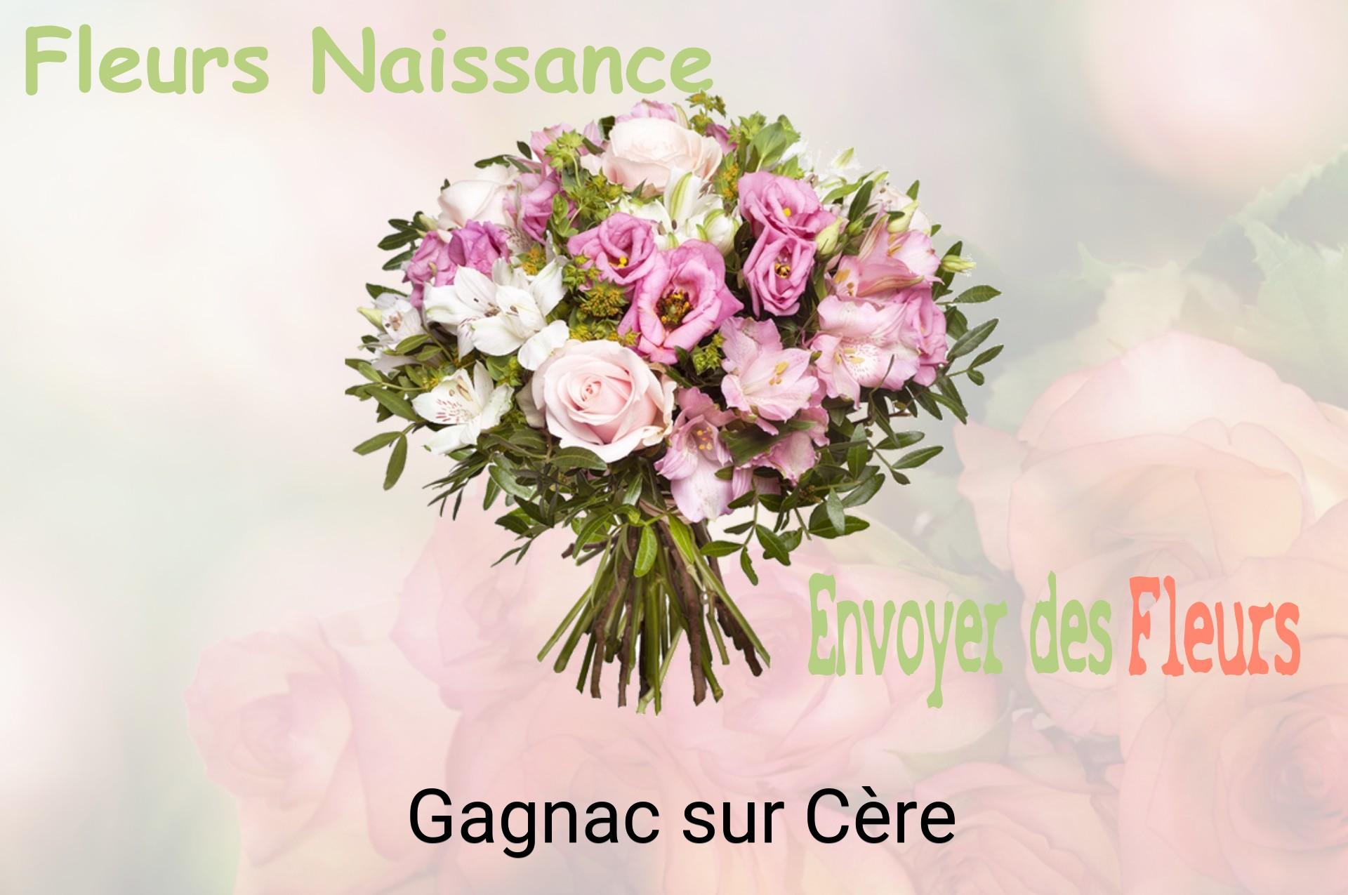 Bouquet de fleurs de naissance livré à Gagnac-sur-Cère